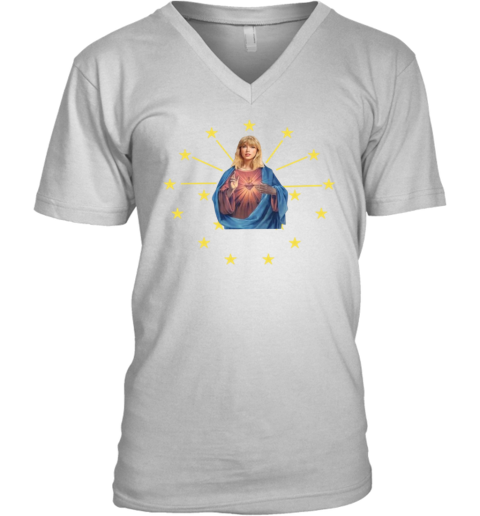 Taylor Swift Jesus Shirt Eras Tour T Shirt Eras Tour Jesus V-Neck T-Shirt