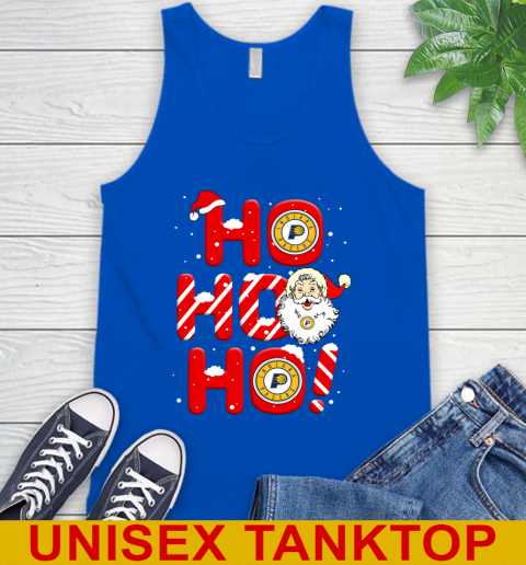 Indiana Pacers NBA Basketball Ho Ho Ho Santa Claus Merry Christmas Shirt Tank Top 4