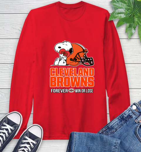 NFL The Peanuts Movie Snoopy Forever Win Or Lose Football Cleveland Browns 67