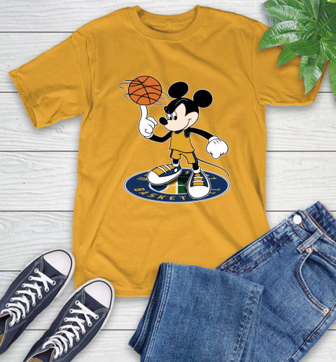 NBA Basketball Utah Jazz Cheerful Mickey Disney Shirt T-Shirt 3