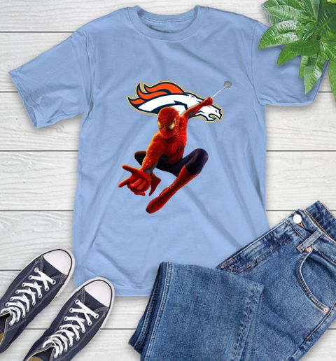 NFL Spider Man Avengers Endgame Football Denver Broncos T-Shirt 11
