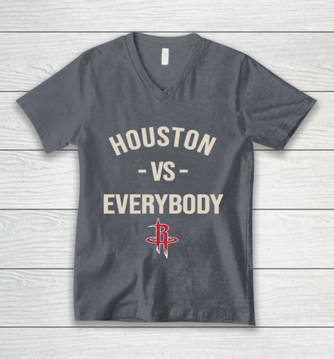 Houston Rockets Vs Everybody V-Neck T-Shirt 4