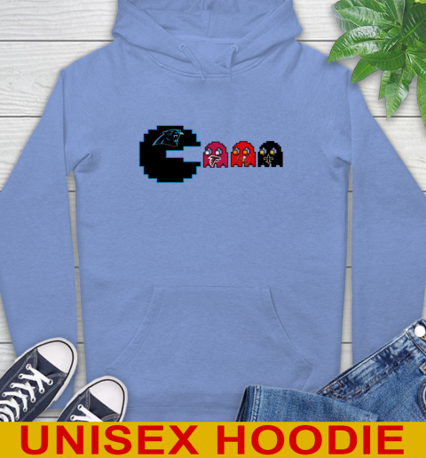 Carolina Panthers NFL Football Pac Man Champion Hoodie 11