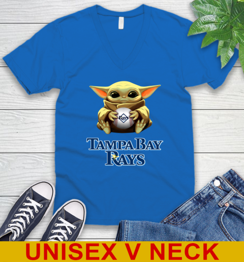 MLB Baseball Tampa Bay Rays Star Wars Baby Yoda Shirt 54
