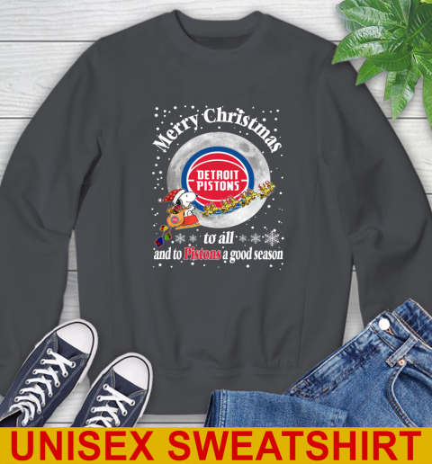 Detroit Pistons Merry Christmas To All And To Pistons A Good Season NBA Basketball Sports Sweatshirt 7