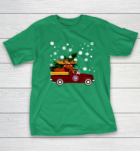 New York Giants Bring Christmas Home NFL T-Shirt 5