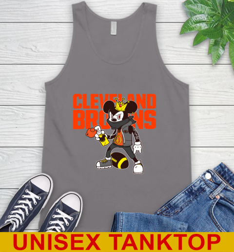 Cleveland Browns NFL Football Mickey Peace Sign Sports Tank Top 7