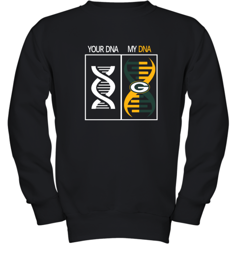 My DNA Is The Green Bay Packers Football NFL Youth Sweatshirt