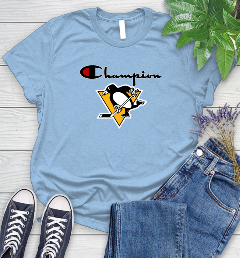 NHL Hockey Pittsburgh Penguins Champion Shirt Women's T-Shirt 6