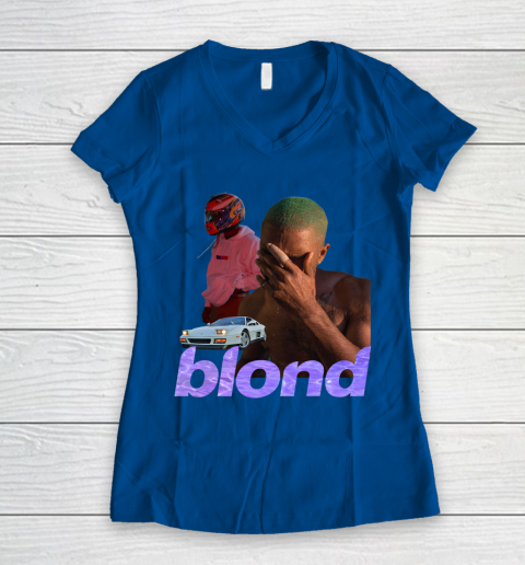 Frank Ocean Blonde Women's V-Neck T-Shirt 7