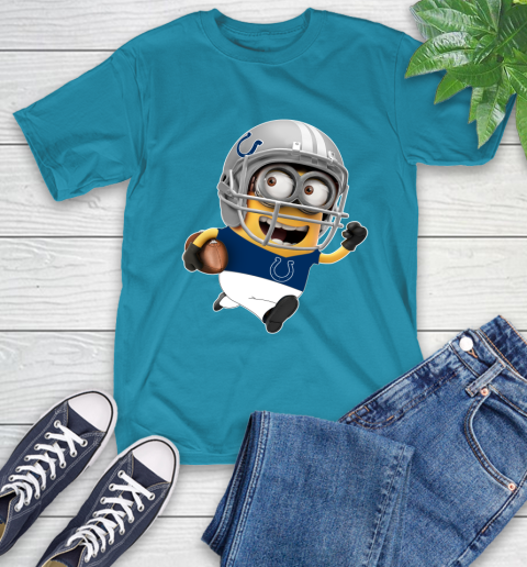 NFL Indianapolis Colts Minions Disney Football Sports T Shirt