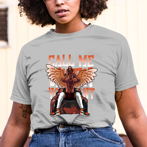 Air Jordan 1 Shattered Backboard Matching Sneaker Tshirt Call Me When You Want V2 Orange and Black Jordan Tshirt