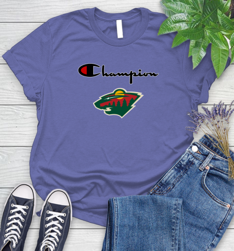 NHL Hockey Minnesota Wild Champion Shirt Women's T-Shirt 12