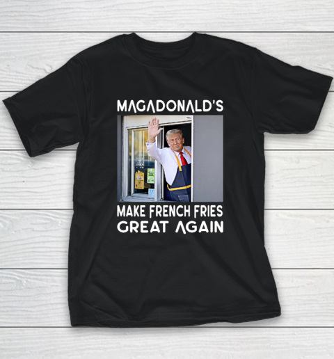 MAGADONALD'S Donald Trump Make French Fries Great Again Youth T-Shirt