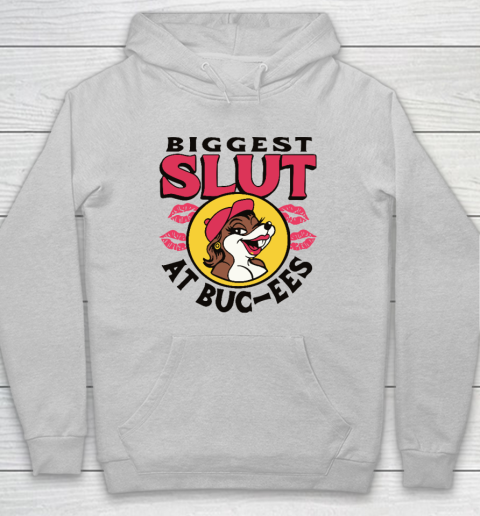 The Biggest Slut At Bucee's The Gas Station Hoodie 4