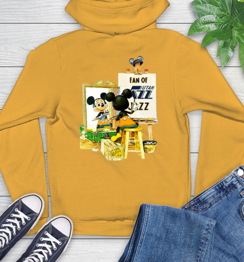 NBA Basketball Utah Jazz Mickey Drawing Shirt 14
