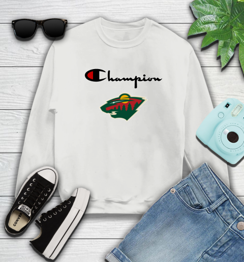 NHL Hockey Minnesota Wild Champion Shirt Sweatshirt 3