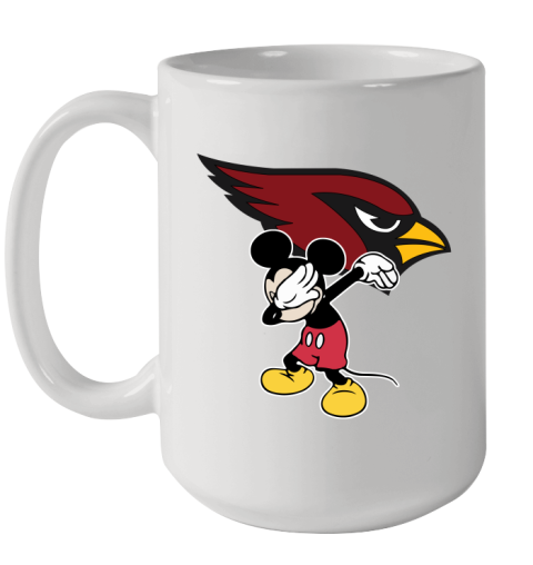 Arizona Cardinals NFL Football Dabbing Mickey Disney Sports Ceramic Mug 15oz