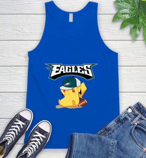 NFL Pikachu Football Sports Philadelphia Eagles Tank Top 5