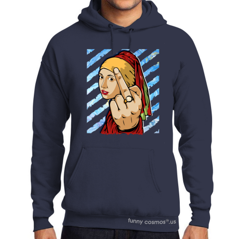 Air Jordan 5 What The Matching Sneaker Tshirt The girl With The Pearl Earing Middle Finger Red and Yellow Jordan Tshirt
