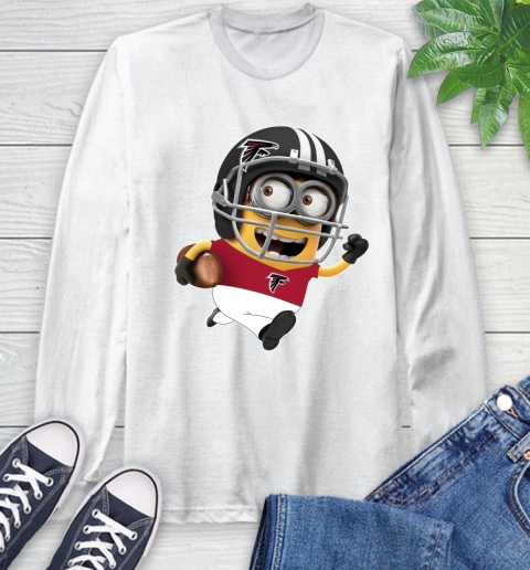 NFL Atlanta Falcons Minions Disney Football Sports Long Sleeve T-Shirt