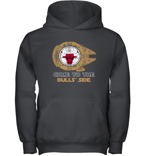 NBA Come To The Chicago Bulls Side Star Wars Basketball Sports Youth Hoodie