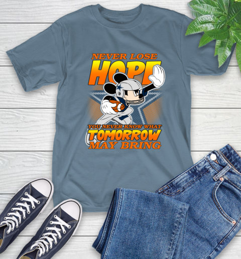 Dallas Cowboys NFL Football Mickey Disney Never Lose Hope T-Shirt 8