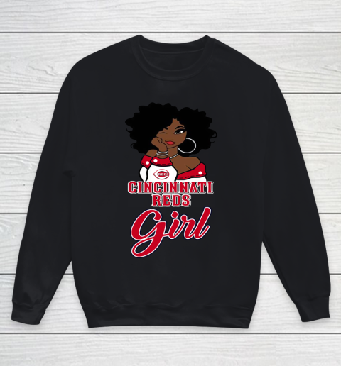 Cincinnati Reds Girl MLB Youth Sweatshirt