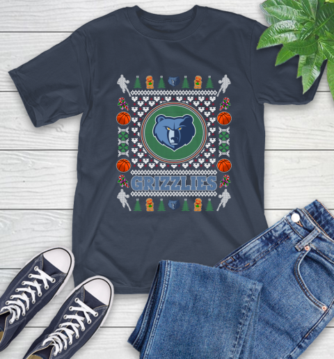 Memphis Grizzlies Merry Christmas NBA Basketball Loyal Fan Ugly Shirt 3