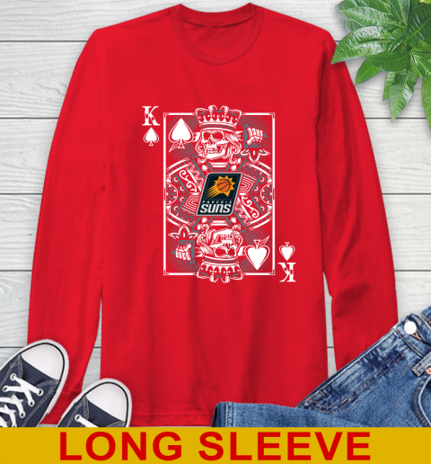 Phoenix Suns NBA Basketball The King Of Spades Death Cards Shirt Long Sleeve T-Shirt 12