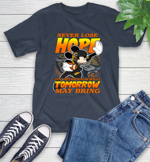 Jacksonville Jaguars NFL Football Mickey Disney Never Lose Hope T-Shirt 3