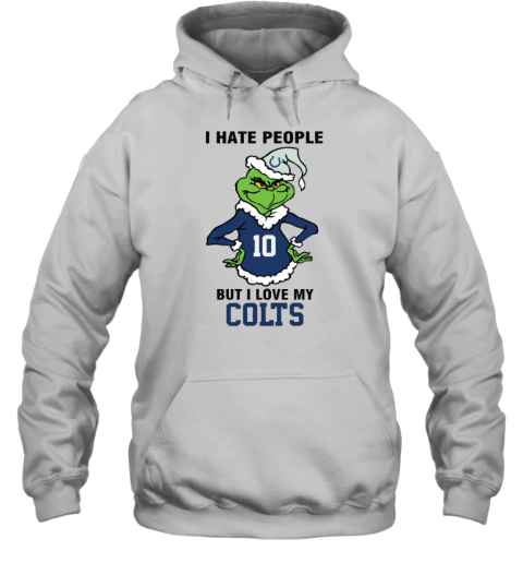 I Hate People But I Love My Colts Indianapolis Colts NFL Teams Hoodie