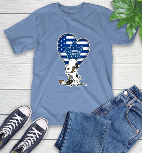 Toronto Maple Leafs NHL Hockey The Peanuts Movie Adorable Snoopy T-Shirt 11