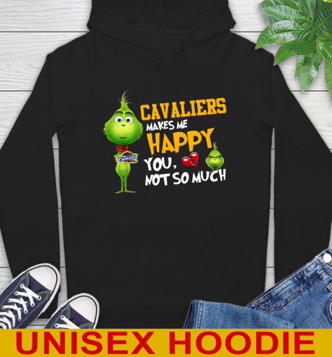 NBA Cleveland Cavaliers Makes Me Happy You Not So Much Grinch Basketball Sports Hoodie