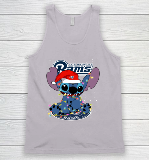 Los Angeles Rams NFL Football noel stitch Christmas Tank Top - Image 3