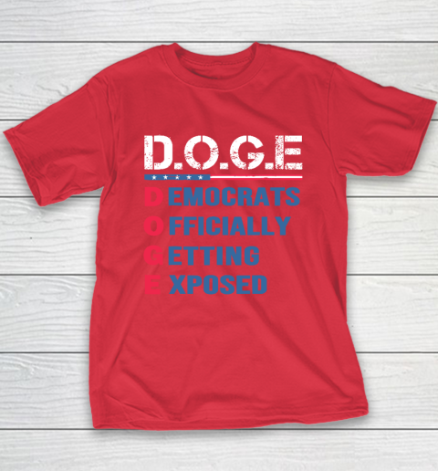 Trump D.O.G.E Department Of Government Efficiency Youth T-Shirt 7