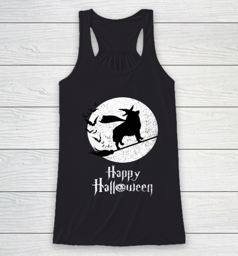 Funny Halloween Costume Witch SCHIPPERKE Dog Lover Gift Racerback Tank