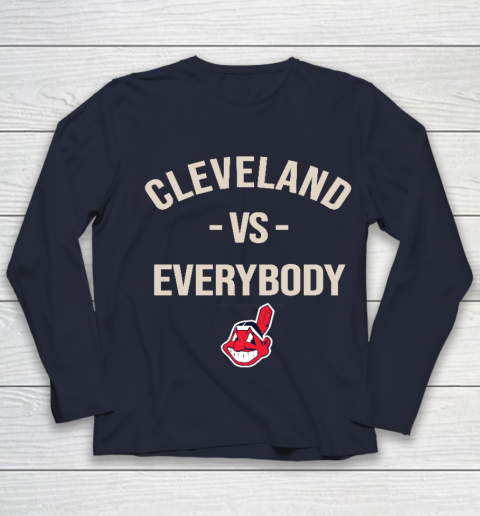 Cleveland Indians Vs Everybody Youth Long Sleeve 2