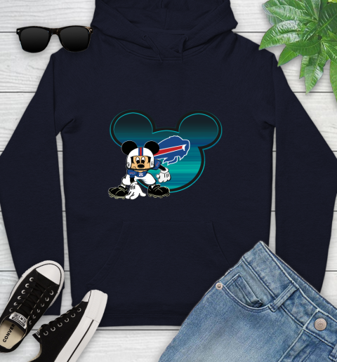 NFL Buffalo Bills Mickey Mouse Disney Football T Shirt Youth Hoodie 4
