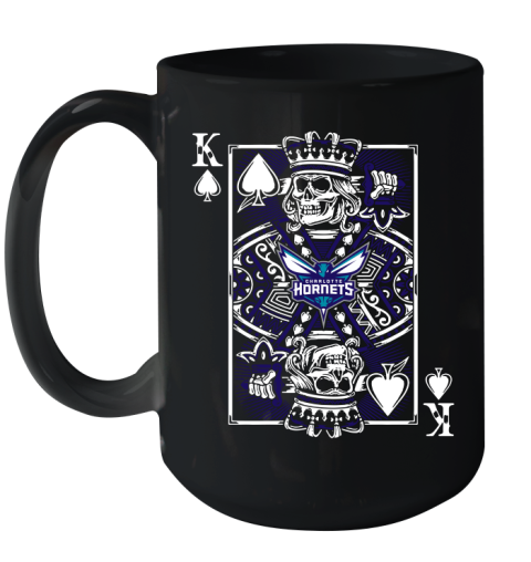 Charlotte Hornets NBA Basketball The King Of Spades Death Cards Shirt Ceramic Mug 15oz