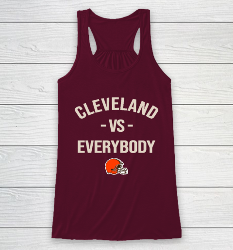 Cleveland Browns Vs Everybody Racerback Tank 2