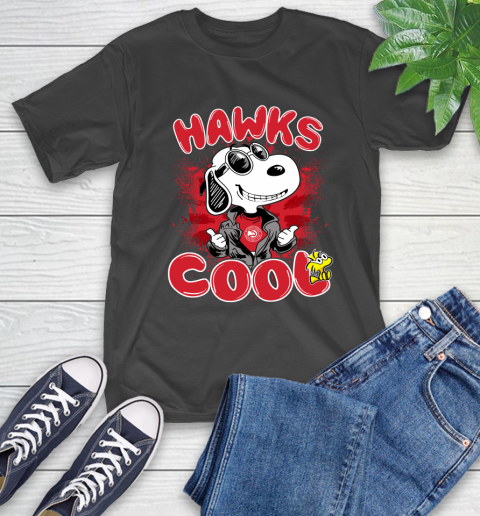 NBA Basketball Atlanta Hawks Cool Snoopy Shirt T-Shirt