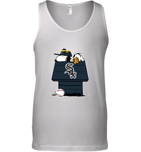 Chicago White Sox Snoopy And Woodstock Resting Together MLB Tank Top
