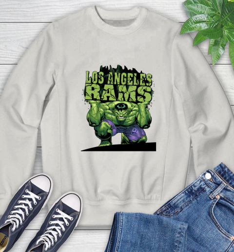 Los Angeles Rams NFL Football Incredible Hulk Marvel Avengers Sports Sweatshirt 12