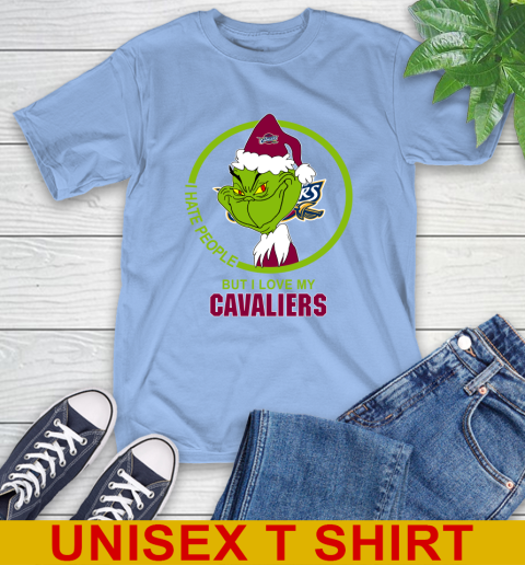 Cleveland Cavaliers NBA Christmas Grinch I Hate People But I Love My Favorite Basketball Team T-Shirt 11