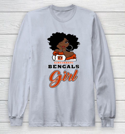 Cincinnati Bengals Girl NFL Long Sleeve T-Shirt 6