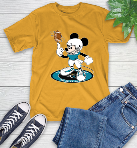 NFL Football Jacksonville Jaguars Cheerful Mickey Disney Shirt T-Shirt 3