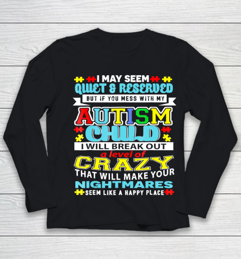 My Autism Child Autism Awareness Youth Long Sleeve