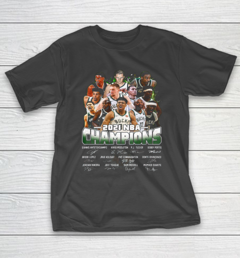 Milwaukee Bucks Championship shirt Milwaukee Basketball Bucks Finals 2021 T-Shirt
