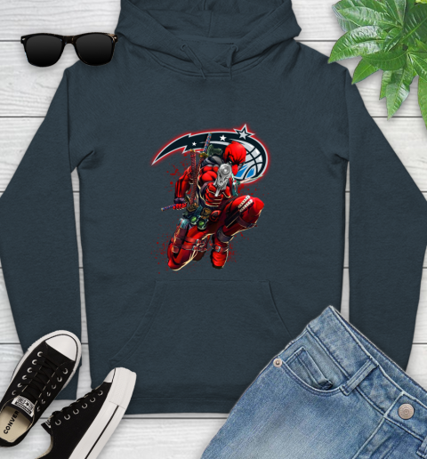 NBA Deadpool Marvel Comics Sports Basketball Orlando Magic Youth Hoodie 8